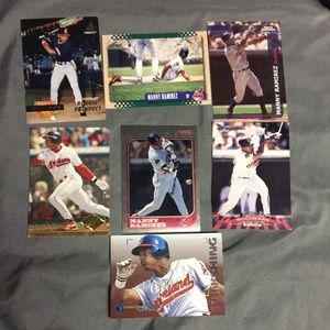 This is a set the legendary Manny Ramirez cards!! It’s a set of 7
